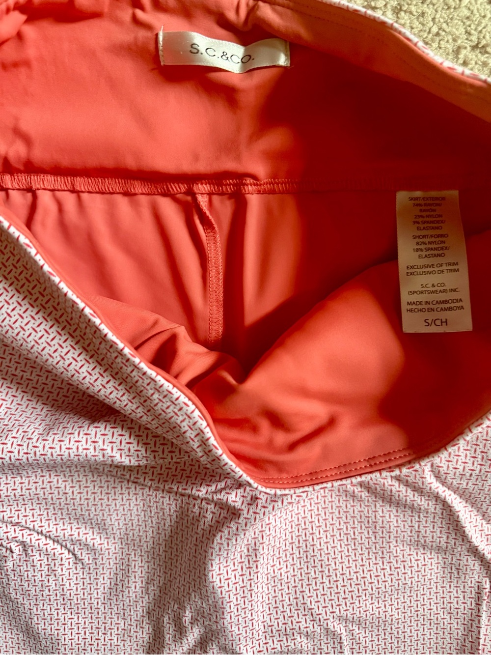 Pink Patterned Stretch Pencil Skirt - Picture 4 of 5
